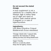 Irisches Meeresmoos - Nahrungsergänzungsmittel (Kapseln)